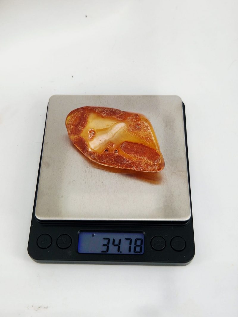Bernstein ca 35 gr – Bild 2